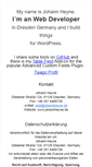 Mobile Screenshot of johannheyne.de